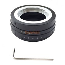 후지 필름 FX m42-fx/X-E3/XPro1/XM1/X-E1/X-A3/xt100 xpro2 xt10 카메라에 대한 X-T1 틸트 어댑터 링 42mm, 한개옵션0