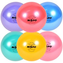 니스포 리듬체조 공 150mm (6인치) 6가지색상, 레드