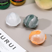 휴대용제빙기 까페제빙기 아이스메이커 미니제빙기 1/4pcs 5CM 라운드 아이스 볼 큐브 금형 DIY 메이커 플, 04 3pcs