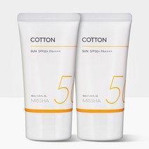 (1+1) 미샤 올 어라운드 세이프 블록 코튼 선 50ml, 2개