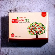 아침에사과즙한잔 충남 예산사과 저온착즙 사과생즙 110ml 선택형, 50포(1박스)