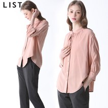 리스트 리스트 타이넥 버튼 다운셔츠