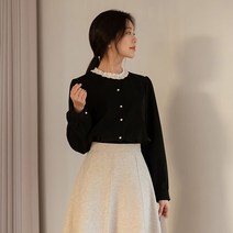 마리나 자수레이스 골덴블라우스