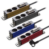 서버탭 알루미늄 고용량멀티탭 누전차단기 2구 3미터 4000W, 1개, 2구 3미터티타늄