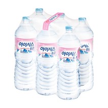 롯데 아이시스8.0 2L 6입 천연광천수송혜교핑크생수