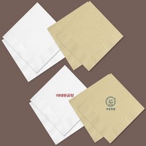 칵테일 냅킨 상호인쇄 4만매 4box 테이블 업소용 넵킨 예쁜 푸드프린테크, 백색