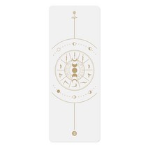 푸고무 요가매트 미끄럼방지 요가 헬스매트 요가관 체위선매트 요가매트, 핑크색, 183*68*0.5cm[공백]
