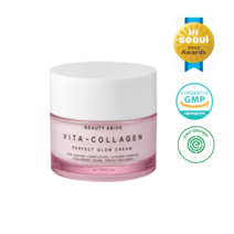 뷰티어바이드 비타-콜라겐 퍼펙트 글로우크림 속당김해결크림 미백.주름 기능성 보습.진정크림 피부장벽강화크림 탄력 영양 자연유래크림