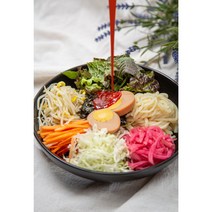 홍미애푸드 비빔쫄면 밀키트 가시어멍김밥매장판매제품, 550g