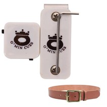 당구 큐 가방 마그네틱 스누커 당구 내구성 큐 초크 홀더 벨트 클립 케이스 남성용 강한 자석, 02 Black