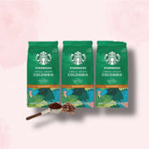 스타벅스분쇄원두 향이좋은 싱글오리진 콜롬비아 200g 3개, 스타벅스분쇄원두 싱글오리진 콜롬비아 200g 3개