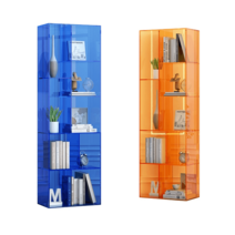 아크릴 책꽂이 투명 책장 선반 카페 사무실 인테리어 스탠딩, 옵션2