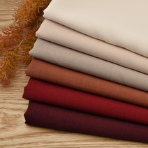 유명한원단 25수 폴리 린넨 원단 무지 촬영 천 5종, 크림（C61）