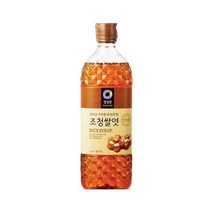 만능 조청 쌀엿 1.2kg 달콤한 발효 효소 담금주 과일청 간단요리 청정원 친정엄마 식재료, 12개