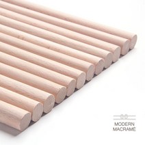 유칼립투스 마크라메 목봉 나무봉 우드봉 재료 12 15 20mm (30cm 40cm), 15mm/40cm