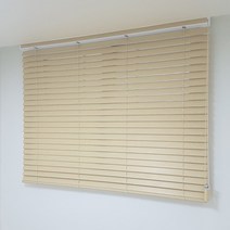 블라인드114 오동나무 우드블라인드 가로115 세로150 아파트 거실 베란다 오피스텔 사무실 학원 학교 공장 기숙사 빌라 전원주택 펜션 침실 아이방 암막 원목블라인드 간편한 설치