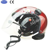 패러글라이딩장비 패러글라이더 헬멧 paramotor 소음 제거 동력 패러 글라이딩 인증, 빨간색, xl 61 62cm