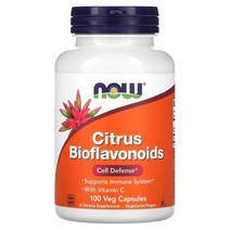 나우푸드 Citrus Bioflavonoids 시트러스 바이오플라보노이드 100 베지 캡슐, 상품, 1개, 100개