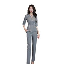 병원코디네이터유니폼 스파 유니폼 마사지 작업복 발 치료사 여성, GRAY+S