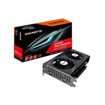 기가바이트 Radeon RX 6400 Eagle 4G 그래픽 카드 WINDFORCE 2X 냉각 시스템 4GB 64비트 GDDR6 GV-R64EAGLE-4GD 비디오