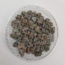 맥반석석쇠 구이용(굴림돌 3kg + 1회용 철망2개) 구이/고기구이/오징어구이, 돌3kg+1회용철망