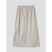 에잇세컨즈 셔링 롱 스커트 베이지 353327JQ1A