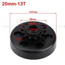 19mm 20mm 원심 자동 클러치 3/4 