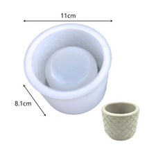 석고 금형 대형 실리콘 콘크리트 시멘트 꽃 냄비 점토 화분 DIY 1 개, 05 7162