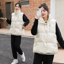 주디앤 여성 폭닥 포켓 패딩조끼