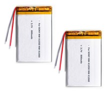 스마트워치 스트랩 호환Octelect 2 조각 NW-X1050 NW-X1060 소니 워크맨 배터리 배터리, 한개옵션0