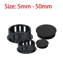 10/20pcs 나일론 스냅인 플러그 플라스틱 구멍 모자 플랫 헤드 예약 홀 플러깅 스틸 파이프 씰 스톱퍼 5mm, 11 22mm 10pcs
