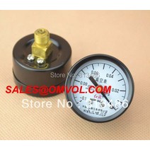진공게이지 축 방향 압력계 다이얼 직경:40mm -0.1-0M 진공 측정기, 단일옵션, 한개옵션0