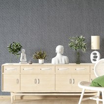 실크벽지 50cmX2.5m_셀프 도배지 붙이는 풀바른 벽지 접착 시트지 아이방 결로현상 곰팡이방지 스티커 방수, 로제 차콜