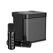 밉상들 블루투스 노래방 마이크 스피, 01 슈퍼큐브 제타블랙