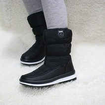 에스큐에스샵 남여공용 방한부츠 겨울 패딩슈즈 털부츠 오토바이부츠 방한화 스키장 - NS-1006패딩부츠
