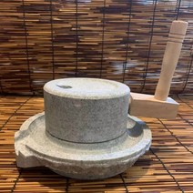 소형 가정용 맷돌 절구 분쇄기 곱돌 돌 커피 콩 믹서기 콩국수 두유기 두부 수동 수작업, 키즈 14cm-22cm