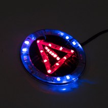 원형 LED 점멸등 삼각 LED램프 컬러 랜턴 오토바이 자전거 안전 비상 점멸기 라이딩, 자전거용품 BB_230