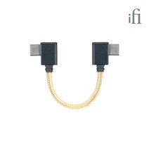 [iFi audio] 아이파이오디오 C타입 ㄱ자 OTG케이블, 1개