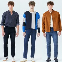 [KT알파쇼핑]22FW 뱅뱅 남성 가을 슬림스트레이트핏 데님 3종