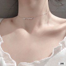 가바바 여성 목걸이 심플한 갈매기 패션목걸이 G43225