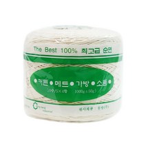 동방콘사 12합 18합 24합 무색 순면콘사 면실 대용량 뜨개실, 동방 대용량 무색 18합, 1개