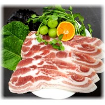 [온메이드] 캠핑 구이용 기름기적은 냉동 삼겹살 3kg(1kg 3팩), 3kg, 3개