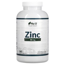 누유 뉴트리션 아연 40mg 365 식물성 태블릿옵션확인필수