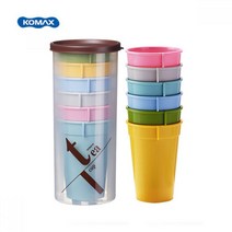 티컵 플라스틱커피컵 피크닉 친환경 국내산 6P 세트 썬라온, 상세페이지표기