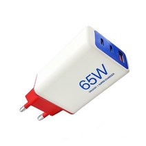 언리시 65W 초고속 미니 3포트 멀티 충전기, Neon Berries 네온베리스, 1개