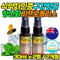 간절기 성인 항산화 도움 휴대용 폴리폴리스 스프레이