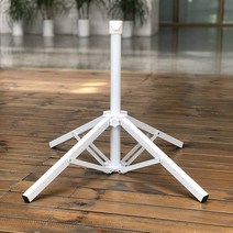 파라솔 받침대 우산 옥상 지지대, 흰색 네발 우산받침(구멍 3.5)