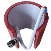 승화 기계 실리콘 머그잔 난방 패드 매트 머그워 미늘 히트 프레스 부품 인쇄 프레스 7.5-9.5cm 11oz 컵 110V / 220V, 빨간, 하나