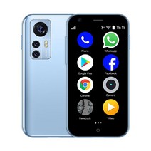 SOYES 듀얼심 핸드폰 미니 안드로이드 2.5인치 1000mAh 3G네트워크, 기본옵션, Sky Blue