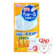 이나바 챠오츄르 유산균 14g 4P 고양이간식, SC-233 닭가슴살